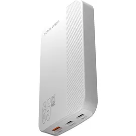 mobile origin GaN III Slim Charger dual USB-C Single USB-A White