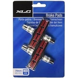 XLC V-Brake Bremsschuhe BS-V01, 4er Set 70 mm, Rot, Schwarz, One Size