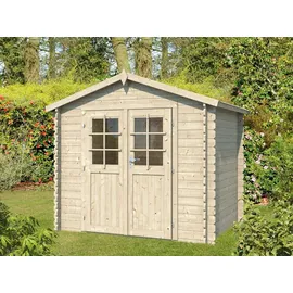 WOODTEX Gartenhaus 2,60 x 1,98 m Natur