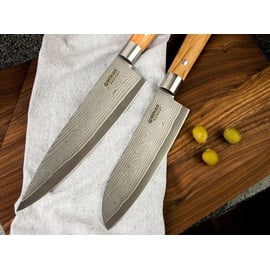 Böker Damast Olive Kochmesser groß 33.8cm (130441DAM)