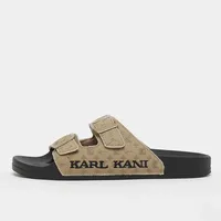 Karl Kani Street Slide PRM Herren Schlappen & Sandalen beige Größe 46 Schuhe