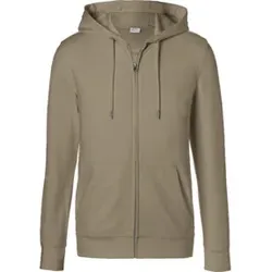 Kübler Kapuzen-Sweatjacke SHIRTS sandbraun Form 5022 Größe L