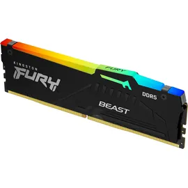 Kingston FURY Beast DDR5 5600MT/s RGB 8GB Modul (1x8GB) CL40 Schwarz KF556C40BBA-8