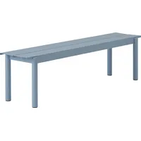 Muuto Linear Gartenbank, 170 cm, pale blue