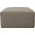 werk2 Hocker Zeus-XL Polyester 120 x 41 x 80 cm Beige/Grau