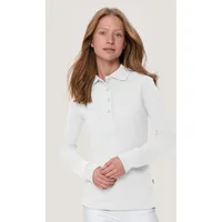 Hakro Damen Longsleeve-Poloshirt Mikralinar® weiß, 2XL