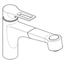 Kludi MIX Spültisch-Einhandmischer Chrom