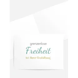 Blankokarten selbst gestalten mit Spruch und Fotos im Onlinedesigner bei Meine-Kartenmanufaktur.de