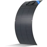 ECO-WORTHY 200W Solarpanel Flexibel ETFE 18BB 25% hohe Umwandlung für Balkon, Wohnmobil, Boot, Dach, Camping, Haus, Yacht, unebene Flächen