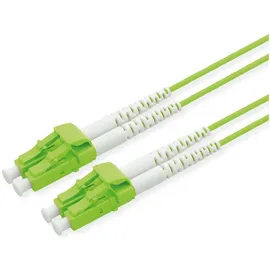 Roline 21.15.9287 Glasfaser LWL Anschlusskabel 15m grün, 15 m