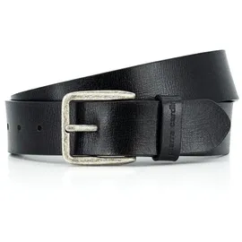 Pierre Cardin Herrengürtel Leder schwarz 100 cm