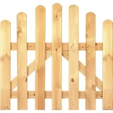 T&J HEIKO Gartenzaun Tor Hochbogen 100 x 80/95 cm