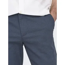Only & Sons "ONSMARK PETE SLIM DOBBY 0058 PANT NOOS", Herren, Gr. 30, Länge 32, blau (bering sea), Web, Obermaterial: 88% Baumwolle, 9% Polyester, 3% Elasthan, unifarben, slim fit normal, Hosen Anzughose