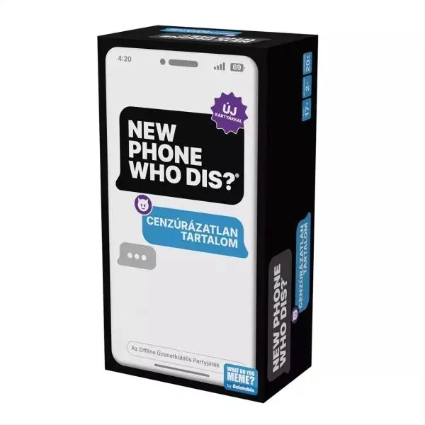 What do you Meme? New Phone, Who Dis? Gesellschaftsspiel – unzensiert - auf Ungarisch