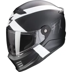 Scorpion Covert FX Gallus, Integralhelm - Matt Schwarz/Weiß - L