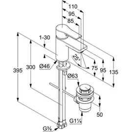 Kludi Zenta SL chrom 482770565