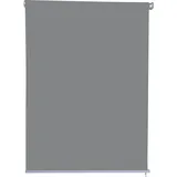 Jet-Line Sichtschutzrollo Vertikalmarkise Sonnenschutz blickdicht Rollo 1.4x2.3m hellgrau Garten Verdunklung