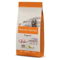 Nature's Variety Nature’s Variety Original No Grain - Kroketten mit entbeinter Pute für ausgewachsene Hunde 12kg