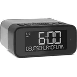 TechniSat DIGITRADIO 52 BT DAB+/UKW-Uhrenradio mit Bluetooth-Funktion, DAB+/UKW, DAB, DAB+, AM, FM, Bluetooth, Schwarz