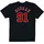 Mitchell & Ness Mitchell and Ness Chicago Bulls Name & Number Dennis Rodman T-Shirt Schwarz