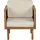 Beliani Gartenstuhl Baratti 65 x 65 x 76 cm beige 1 St.