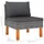 vidaXL Garten-Lounge-Set 6-tlg. grau 3059715