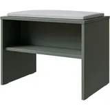 Saphir Badkommode SAPHIR "Badezimmer Sitzbank inkl. Sitzkissen aus Kunstleder in weiß und Ablage", grün (schilfgrün matt touch), B:60cm H:48cm T:40cm, Spanplatte, Sideboards, verschiedene Farben, Garderobenbank 60 cm breit, gepolstert