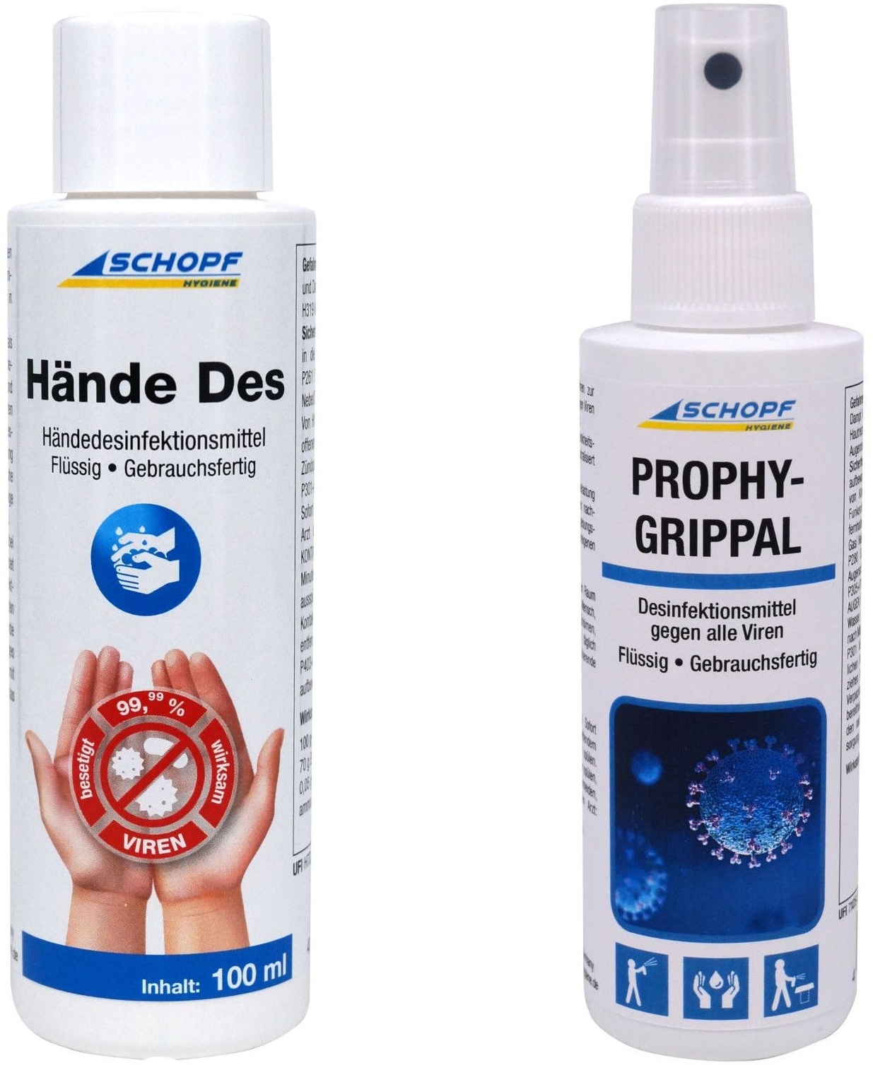 Schopf Desinfektions-Set für die Handtasche 200 ml