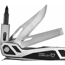 azymut Trohon 12 Tools + 8 Bits + Holster (h-p2010121) Multitool - Silver - One Size