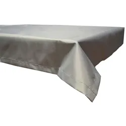 acamp Tischdecke 110x140 cm wasserabweisend mit Windport hellgrau