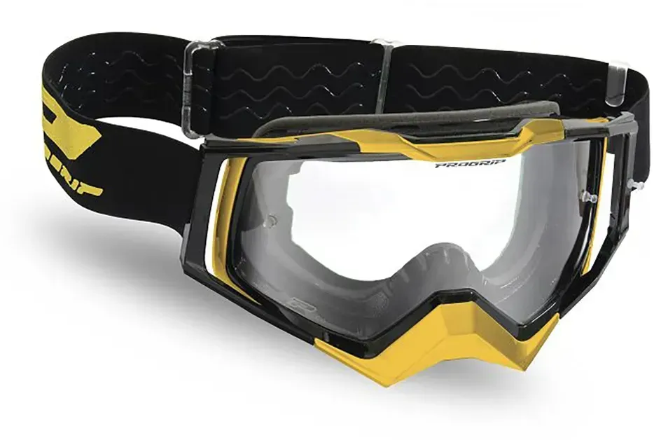 Progrip 3309 Rapid Pz3309tr Offroad-brille - Black / Yellow - Clear