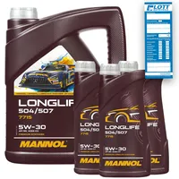 MANNOL 8L Longlife 5W-30 MN7715 Motoröl Motorenöl