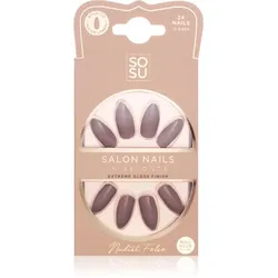 SOSU Cosmetics Salon Nails künstliche Fingernägel Farbton Nudist 24 St.