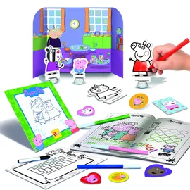 Lisciani 95841 - Peppa Wutz Mal- und Zeichenschule mit Rucksack