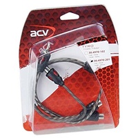 ACV Electronic ACV 30.4970-201 Cinchkabel 0.3 m [1x Cinch-Stecker