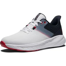 FootJoy FlexGolf Schuh für Herren, Farbe: Weiß / Marineblau, 42.5 EU - 42.5 EU