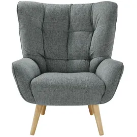 Soho Polstersessel Jolyn ¦ grau ¦ Maße (cm): B: 87 H: 100 T: 86.0