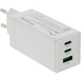 PATONA Premium GaN PD65W Adapter 2xUSB-C 1x-A weiß