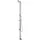 vidaXL Gartendusche 220 cm edelstahl
