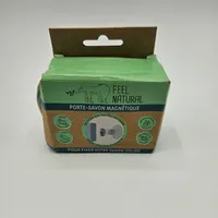 Alovez Magnetischer Seifenhalter mit Saugnapf Magnetische Seifenschale mit Edelstahl,