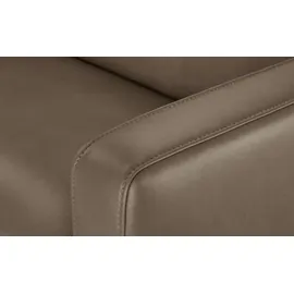 Hukla Einzelcouch Leder 1-Sitzer Braun