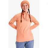 Fleece Mit Halbem Reißverschluss Peach Pink M