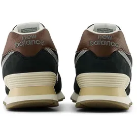 New Balance 574 Herren Black / Brown / Dark Silver Metallic 42,5