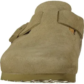 Birkenstock Boston Suede Leather Narrow Sandalen faded khaki) - 40