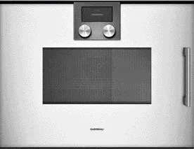 Gaggenau BMP251130 Mikrowellen-Backofen 36l Serie 200 Silberber Türanschlag l...