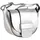 COLLEZIONE ALESSANDRO Blink Abendtasche Leder Silber