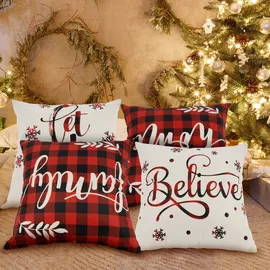 Marrakesch Orient & Mediterran Interior 4er Set Weihnachtskissen Kissenbezug -3-