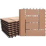 MCW WPC Bodenfliese Sarthe Holzoptik 30 x 30 cm 11 St.