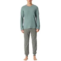 SCHIESSER Herren Schlafanzug lang mit Bündchen - Nightwear Set