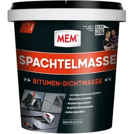 mem Spachtelmasse 1 kg schwarz